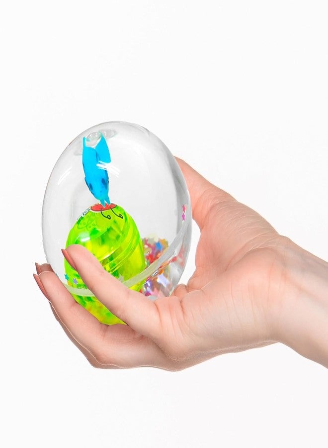 4NEwBiES Led Flashing Luminous Ball 55mm Rubber Bouncing Ball Anti-Stress Water Filled Light Balls for Return Gifts LED Stress Gift Fun Toys for Children(Pack of 2) (Multi) - Image 5